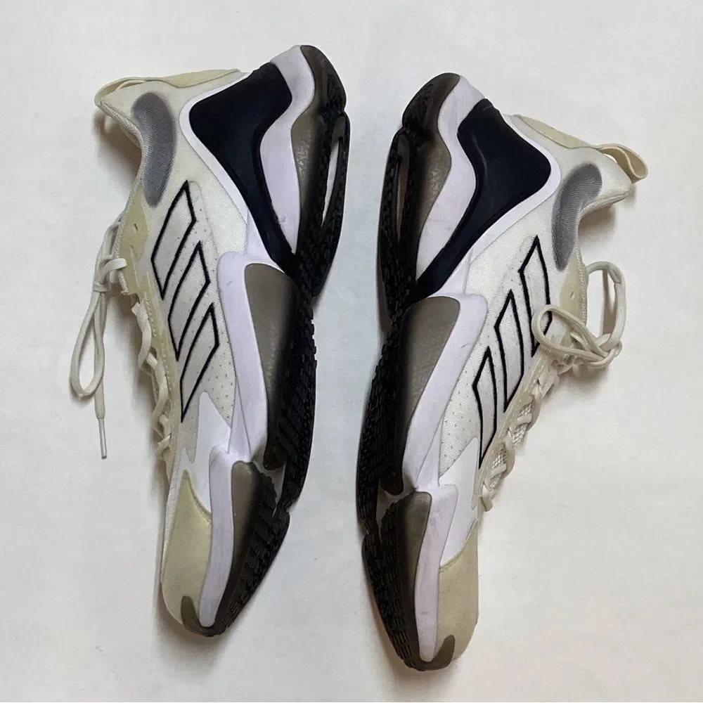 Adidas Men’s Impact FLX Li AIE9378 Training Cream and Black Sneakers Size 16 US - Picture 6 of 11